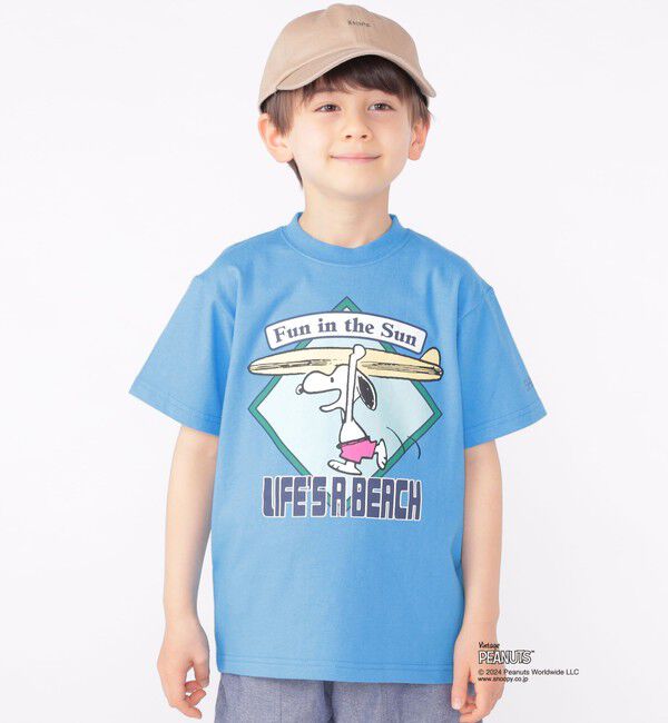 SHIPS KIDS「SHIPS KIDS:100～125cm / スヌーピー スポーツ 半袖 TEE」|Tシャツ・カットソー|