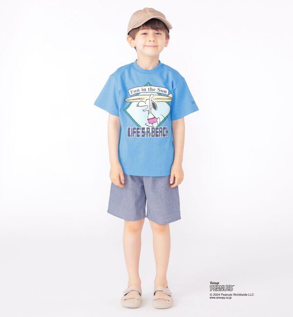 SHIPS KIDS「SHIPS KIDS:100～125cm / スヌーピー スポーツ 半袖 TEE」|Tシャツ・カットソー|
