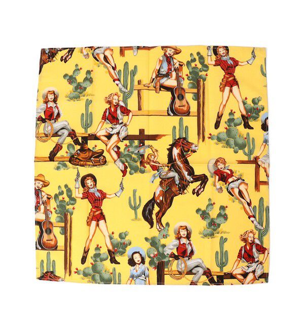 SHIPS for women「ROCKMOUNT:バンダナ」|バンダナ・スカーフ|イエロー