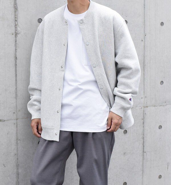 SHIPS any「【SHIPS any別注】Champion: リバースウィーブ(R) クルーネック カーディガン◇」|カーディガン|