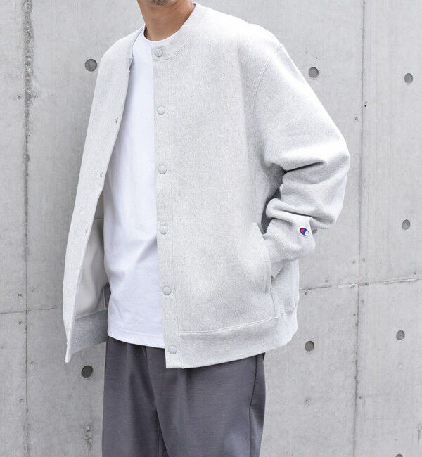 SHIPS any「【SHIPS any別注】Champion: リバースウィーブ(R) クルーネック カーディガン◇」|カーディガン|