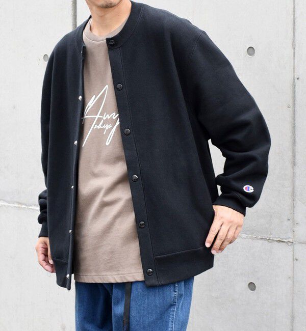 SHIPS any「【SHIPS any別注】Champion: リバースウィーブ(R) クルーネック カーディガン◇」|カーディガン|