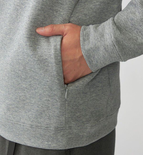 SHIPS「【WEB限定】SHIPS: テレワーク ビズ ワンポイントロゴ ハイゲージ ダブルニット スウェット」|スウェット・ジャージ|