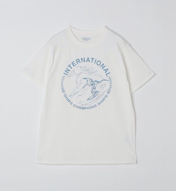 SHIPS「SHIPS: フェード プリント Tシャツ」|Tシャツ・カットソー|