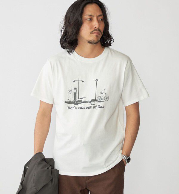 SHIPS「SHIPS: フェード プリント Tシャツ」|Tシャツ・カットソー|