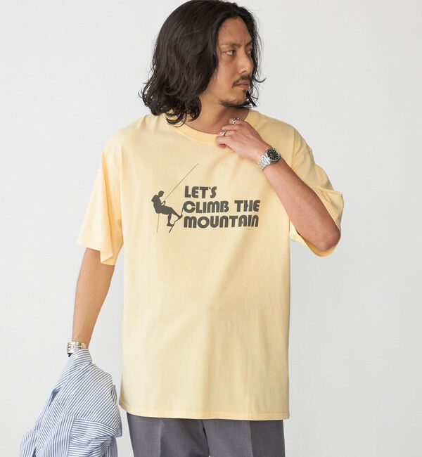 SHIPS「SHIPS: フェード プリント Tシャツ」|Tシャツ・カットソー|クリーム