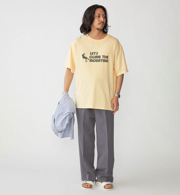 SHIPS「SHIPS: フェード プリント Tシャツ」|Tシャツ・カットソー|