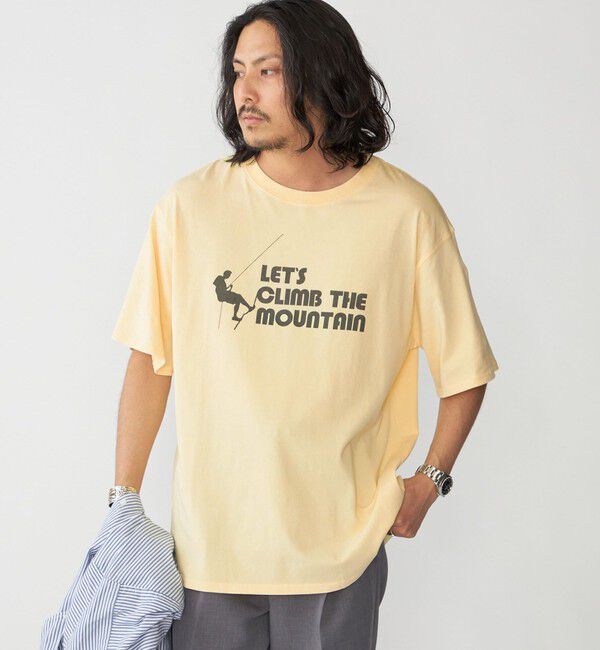 SHIPS「SHIPS: フェード プリント Tシャツ」|Tシャツ・カットソー|