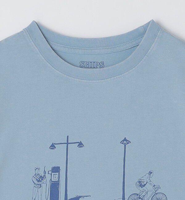 SHIPS「SHIPS: フェード プリント Tシャツ」|Tシャツ・カットソー|