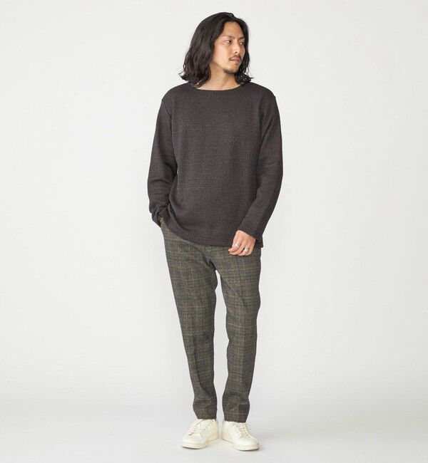 SHIPS「【WEB限定】SHIPS: ダブルジャカード パターン スラックス」|スラックス|