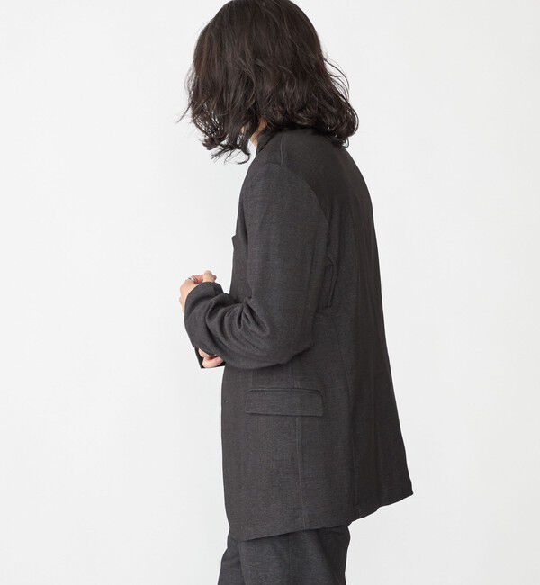 SHIPS「【WEB限定】SHIPS:〈手洗い可能〉デニムライク ストレッチ セットアップ（ジャケット＋パンツ）」|スーツ|