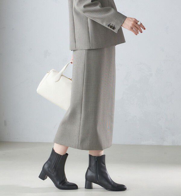 SHIPS for women「ウール混 チェック タイト スカート（セットアップ対応）」|タイト|
