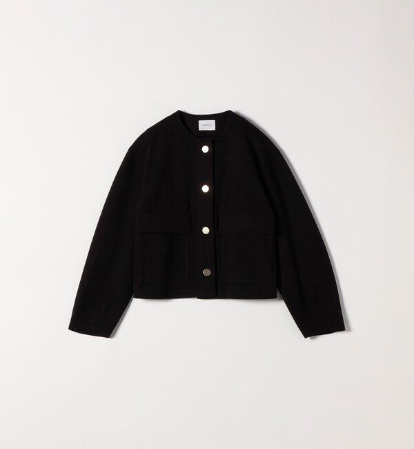 SHIPS any「SHIPS any: エア ニードル ポケット コンパクト ノーカラー ジャケット」|ノーカラージャケット|