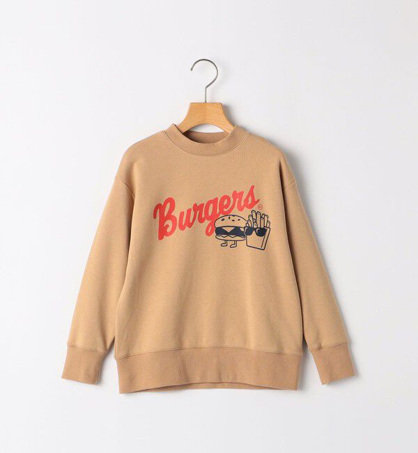 SHIPS KIDS「SHIPS KIDS:80～90cm / バーガー スウェット」|スウェット・ジャージ|ベージュ