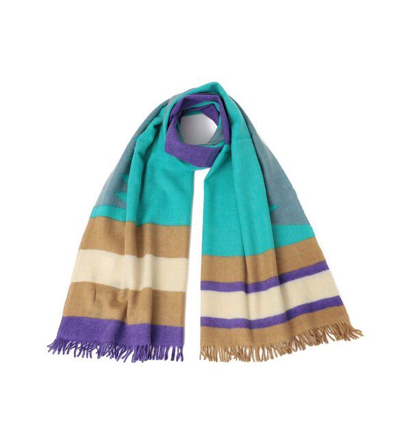 SHIPS Colors 「SUBLIME: パターン ストール」|ストール|ライトブルー