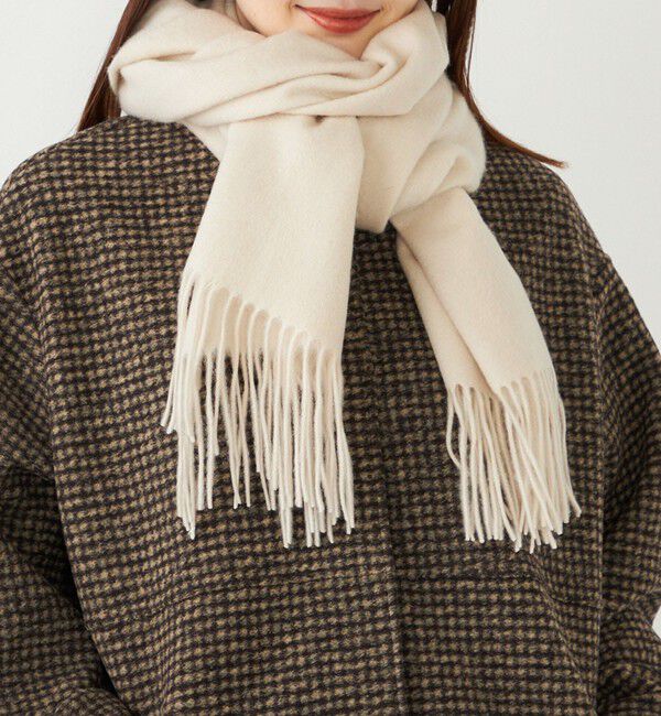 SHIPS Colors 「SHIPS Colors:〈手洗い可能〉 ウール ソリッド ストール」|マフラー|