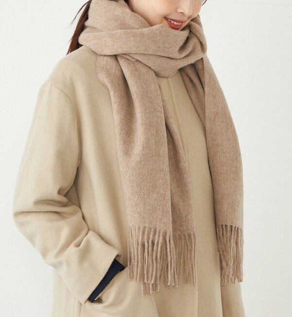 SHIPS Colors 「SHIPS Colors:〈手洗い可能〉 ウール ソリッド ストール」|マフラー|