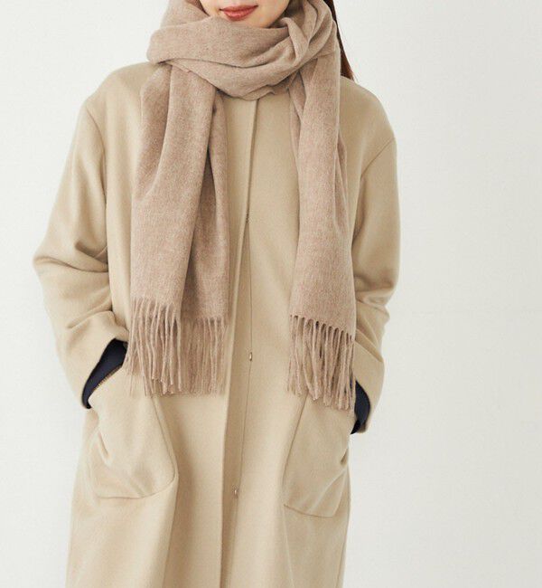 SHIPS Colors 「SHIPS Colors:〈手洗い可能〉 ウール ソリッド ストール」|マフラー|