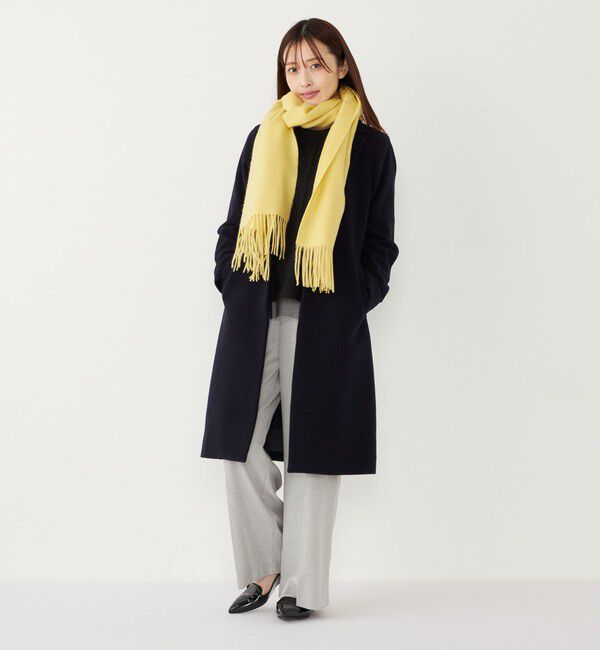 SHIPS Colors 「SHIPS Colors:〈手洗い可能〉 ウール ソリッド ストール」|マフラー|