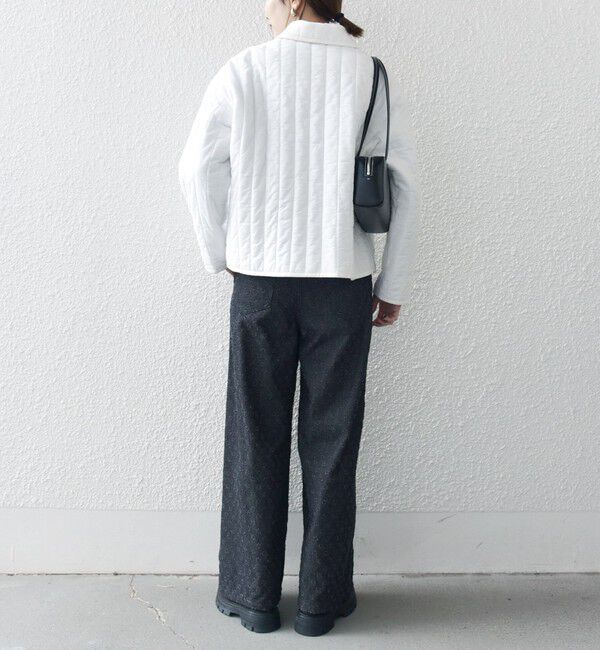 SHIPS any「bon_meur:〈手洗い可能〉中綿 エンブロ キルト コンパクト ジャケット」|その他|