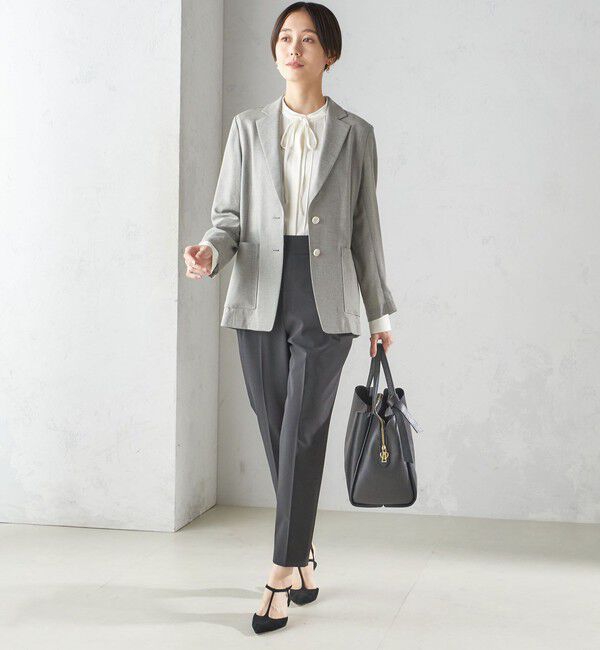 SHIPS for women「MILOS: A4 リボン パーテーション レザー トート M」|トートバッグ|