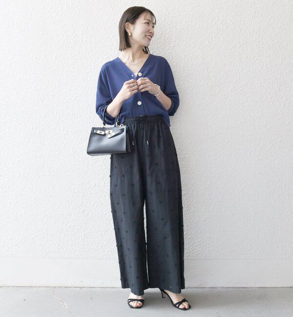 SHIPS any「SHIPS any:〈UVカット/手洗い可能〉シアー Vネック カーディガン」|カーディガン|