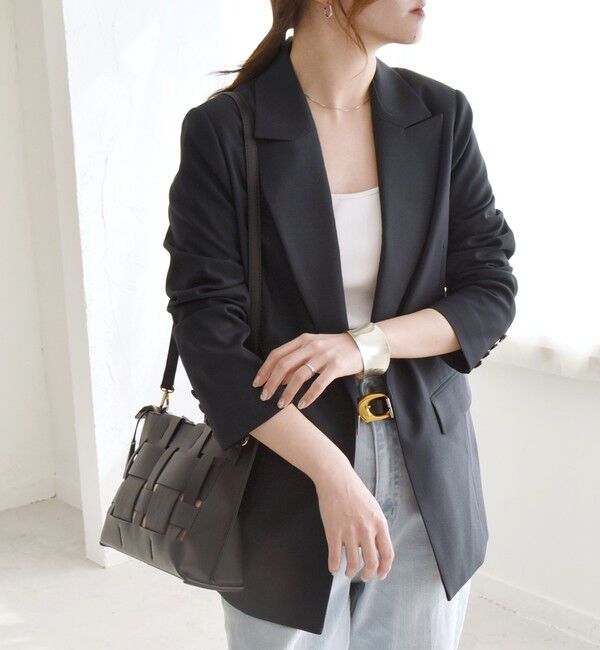 quaranciel「quaranciel: ボクシー テーラード ジャケット（セットアップ対応）」|テーラードジャケット|