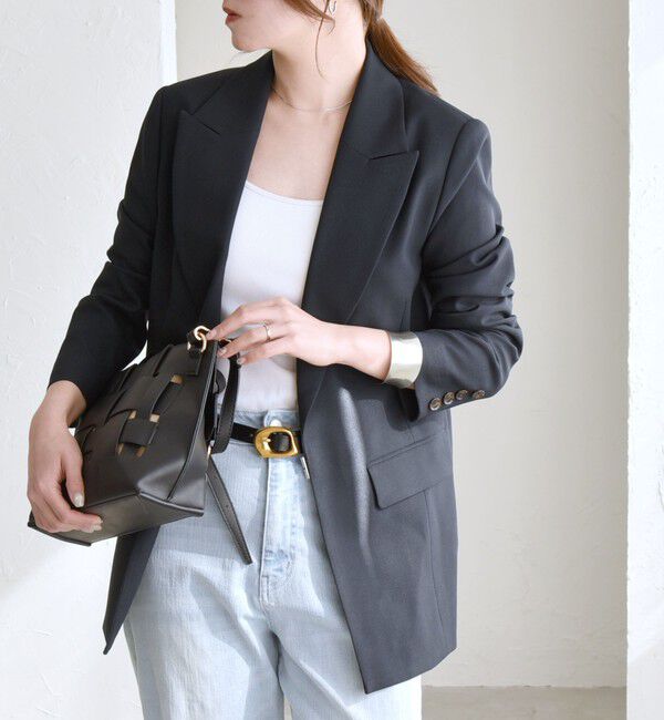 quaranciel「quaranciel: ボクシー テーラード ジャケット（セットアップ対応）」|テーラードジャケット|