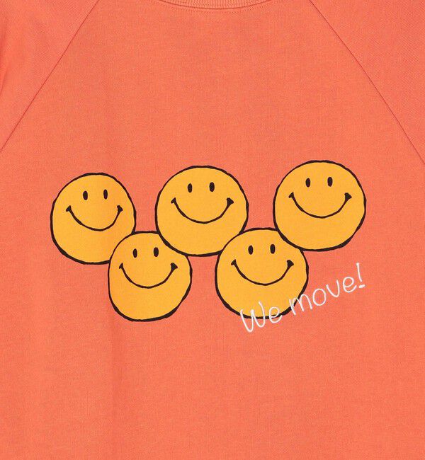 SHIPS any「【SHIPS any別注】athletic wear MASON: スマイルマーク/刺繍 スウェット Tシャツ◇」|Tシャツ・カットソー|