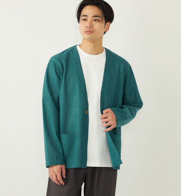 SHIPS Colors 「SHIPS Colors:〈洗濯機可能〉シャリル ジャージー カーディガン◇」|カーディガン|グリーン