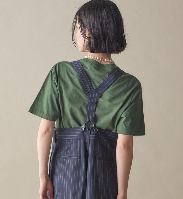 SHIPS for women「SHIPS NINE CASE:〈洗濯機可能〉パッチワーク ロゴ TEE」|Tシャツ・カットソー|