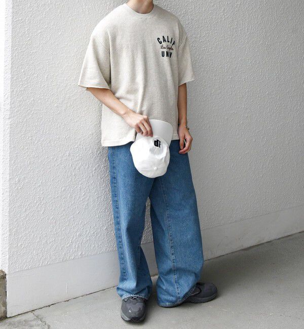 SHIPS any「SHIPS any: ドライタッチ 吊り裏毛 ヴィンテージライク カレッジ スウェット Tシャツ◇」|Tシャツ・カットソー|