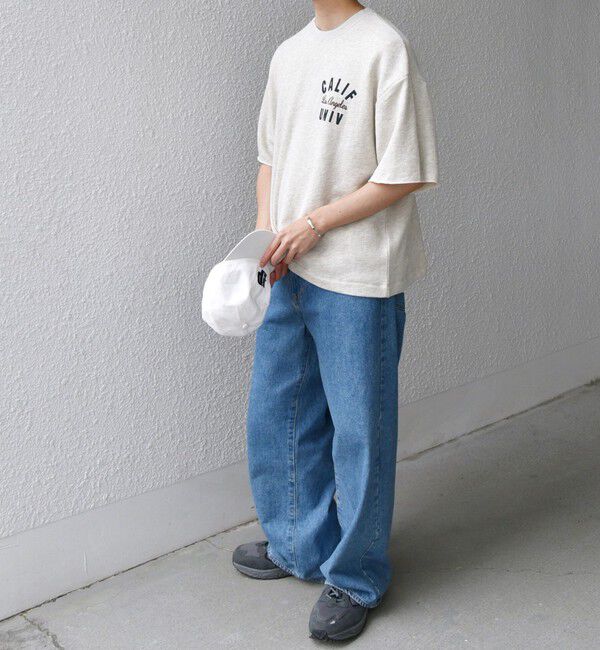 SHIPS any「SHIPS any: ドライタッチ 吊り裏毛 ヴィンテージライク カレッジ スウェット Tシャツ◇」|Tシャツ・カットソー|