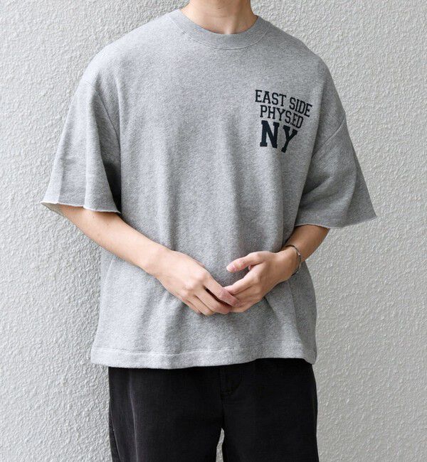 SHIPS any「SHIPS any: ドライタッチ 吊り裏毛 ヴィンテージライク カレッジ スウェット Tシャツ◇」|Tシャツ・カットソー|