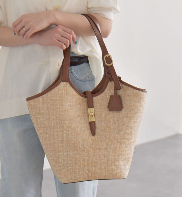 quaranciel「quaranciel: A4 メタル カゴ トートバッグ」|トートバッグ|