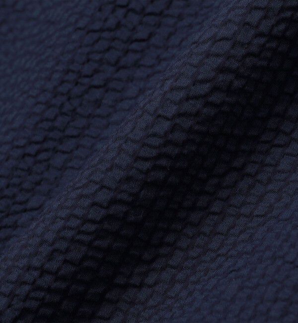 SHIPS any「SHIPS any: シアサッカー フリルカラー ノースリーブ ワンピース <KIDS>」|ワンピース|