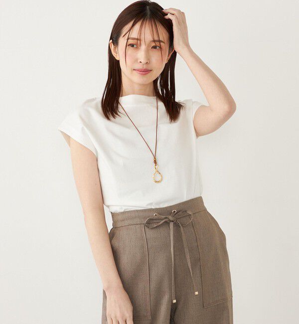 SHIPS Colors 「SHIPS Colors:40/2 天竺 ボートネック トップス」|Tシャツ・カットソー|