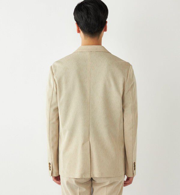 SHIPS Colors 「SHIPS Colors:〈洗濯機可能〉シャリル ジャージー 2B ジャケット ベージュ」|テーラードジャケット|