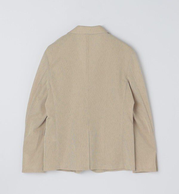 SHIPS Colors 「SHIPS Colors:〈洗濯機可能〉シャリル ジャージー 2B ジャケット ベージュ」|テーラードジャケット|