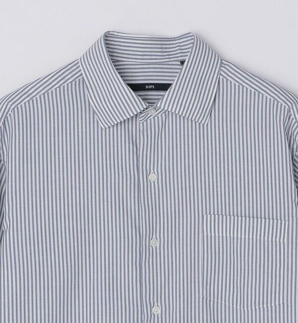 SHIPS「SHIPS: SMOOTH TEX ワイドカラー シャツ」|シャツ・ブラウス|