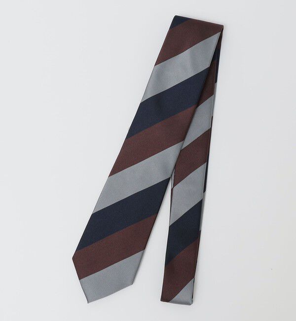 SHIPS Colors 「SHIPS Colors:シルク ストライプ ネクタイ」|ネクタイ・蝶ネクタイ|ダークブルー