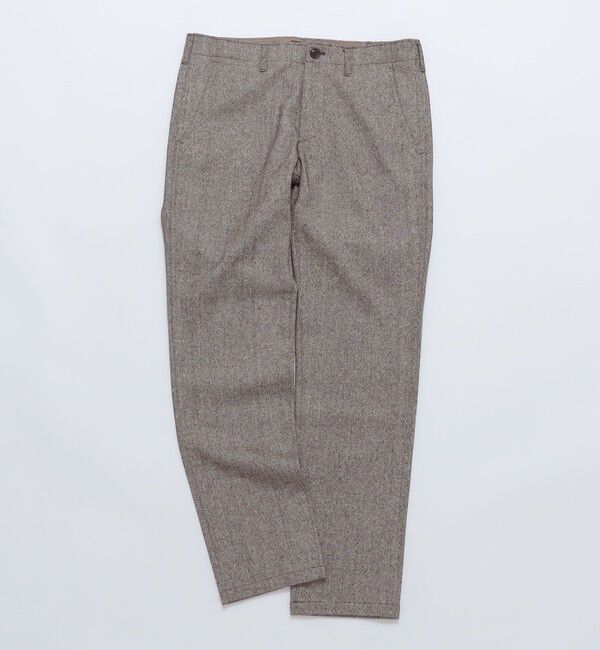 SHIPS「SHIPS: 〈手洗い可能〉ウール シルク テーパードチノ」|チノ|