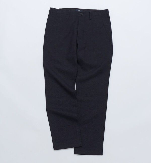 SHIPS「SHIPS: 〈手洗い可能〉ウール シルク テーパードチノ」|チノ|