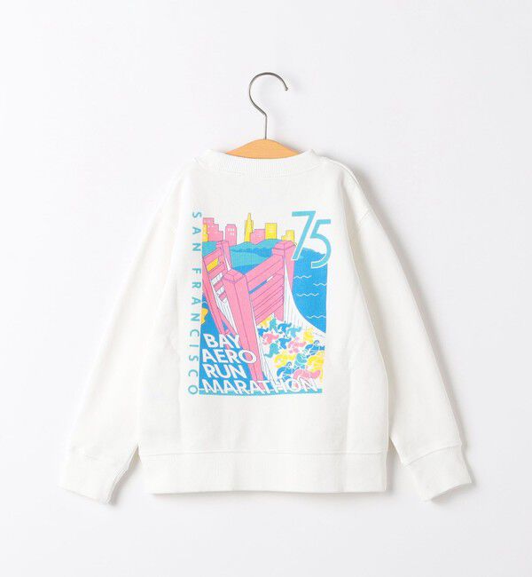 SHIPS KIDS「SHIPS KIDS:100～130cm / 50th ANNIV ヴィンテージ プリント スウェット」|スウェット・ジャージ|