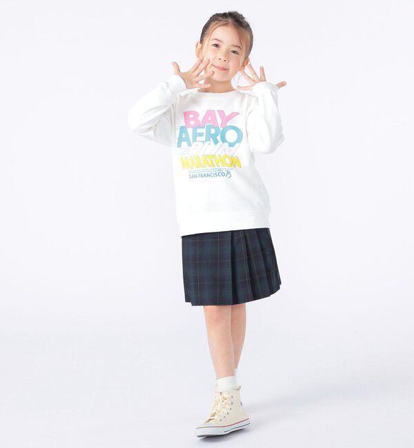 SHIPS KIDS「SHIPS KIDS:100～130cm / 50th ANNIV ヴィンテージ プリント スウェット」|スウェット・ジャージ|
