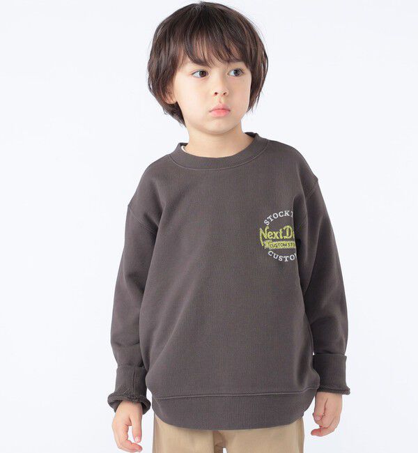 SHIPS KIDS「SHIPS KIDS:100～130cm / 50th ANNIV ヴィンテージ プリント スウェット」|スウェット・ジャージ|
