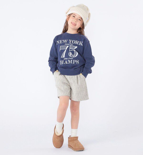 SHIPS KIDS「SHIPS KIDS:100～130cm / 50th ANNIV ヴィンテージ プリント スウェット」|スウェット・ジャージ|