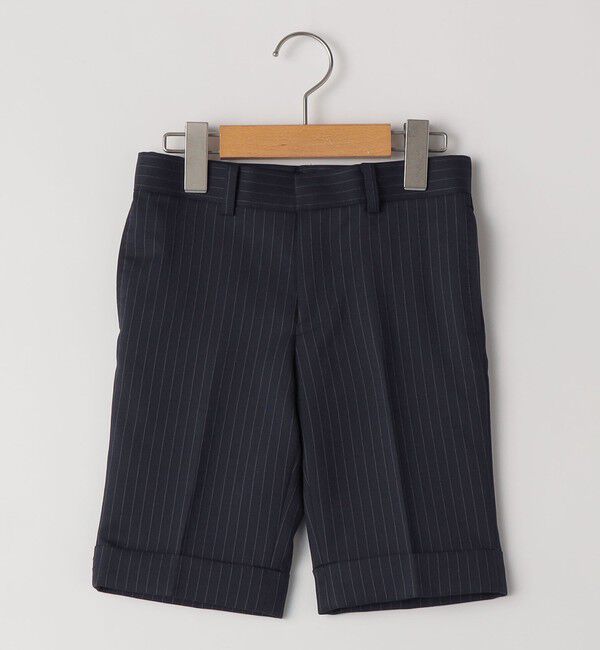 SHIPS KIDS「SHIPS KIDS:110～130cm /セレモニー ネイビー ストライプ スラックス ショーツ」|その他|ネイビー
