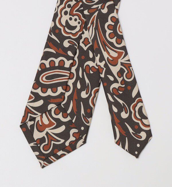 SHIPS「Holliday＆Brown: シルク プリント バティック ネクタイ」|ネクタイ・蝶ネクタイ|