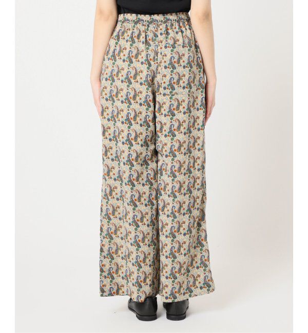 OUTDOOR PRODUCTS Usual Things「ペイズリープリントイージーパンツ セットアップ対応可」|スラックス|